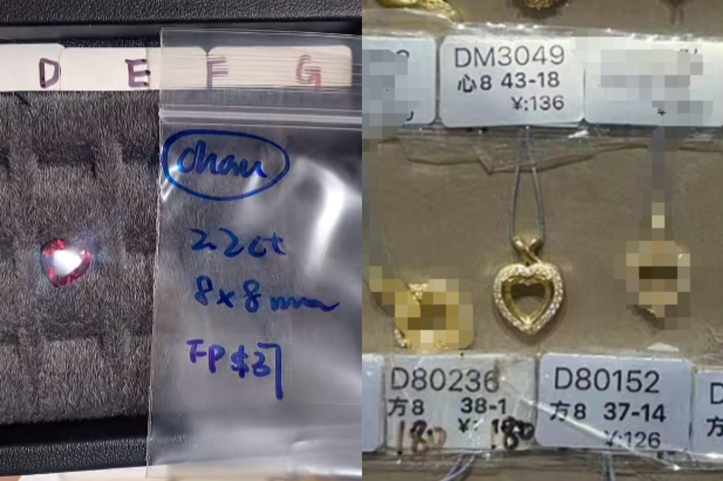 Miya-gold pendant setting