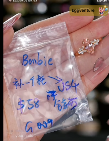 Nini-4 marquise moissanite and 6 round moissanite for order #27704
