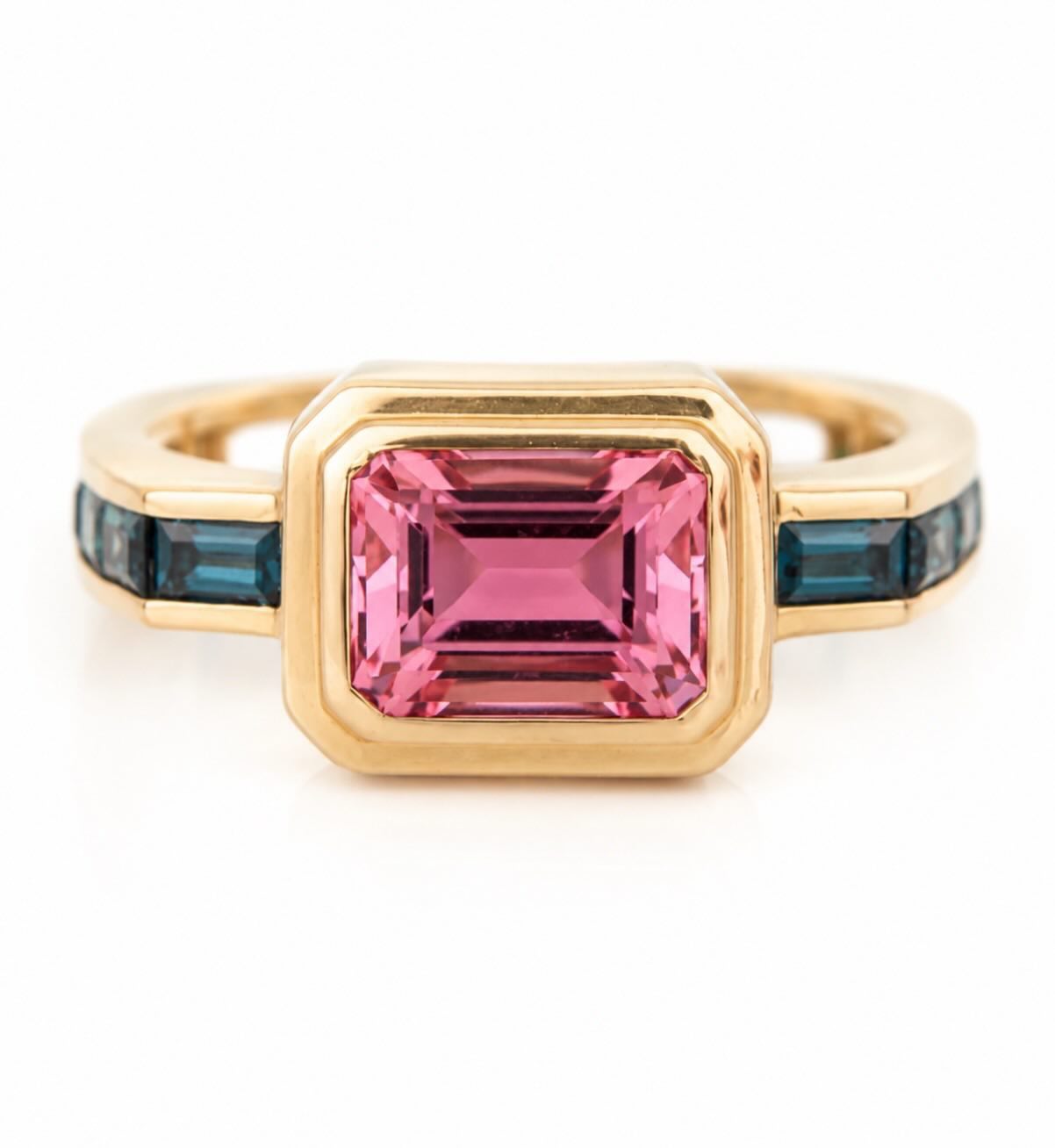 Nini-Custom 18k gold ring, US 7.25, gold