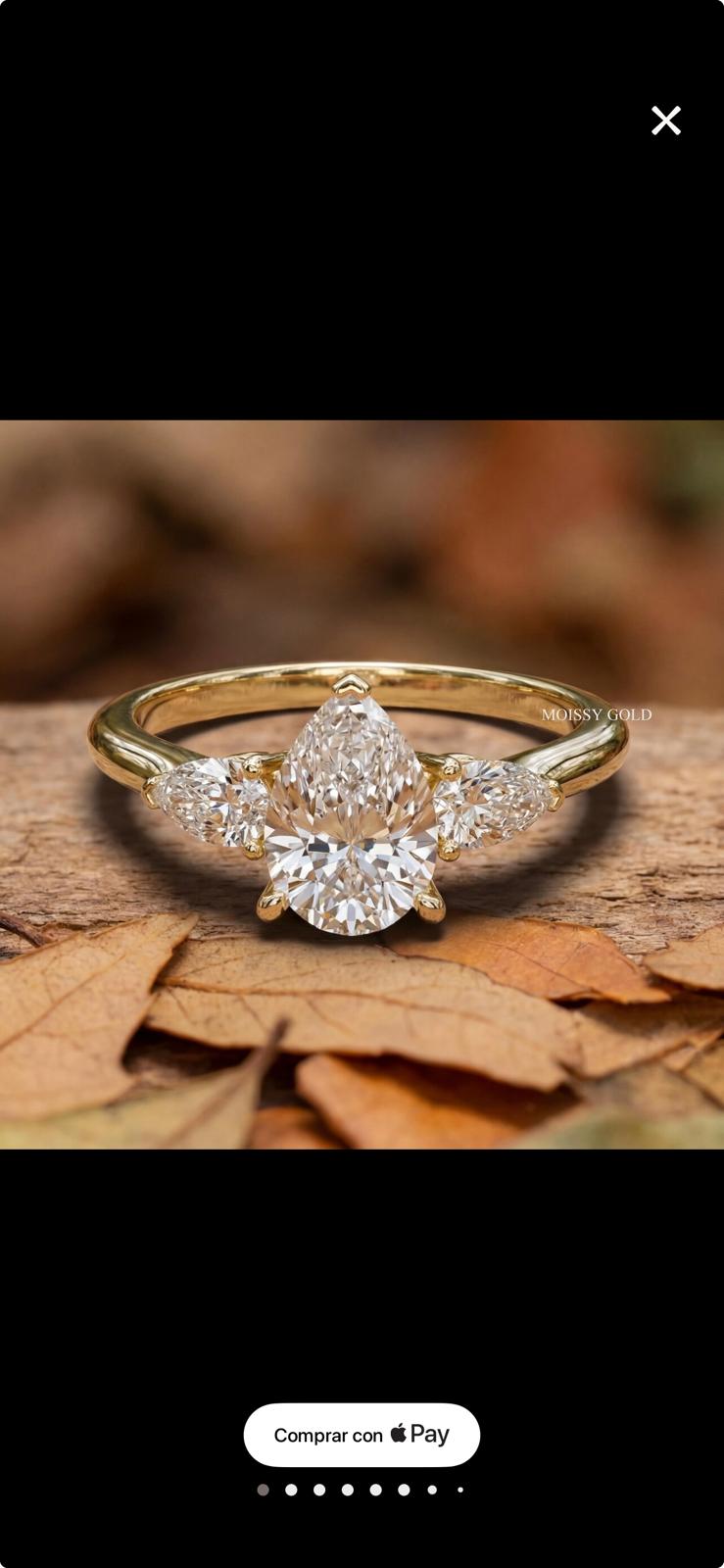 Nini-Custom ring for #28704, s925 sterling silver plated with gold.