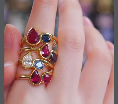 Nini-Custom ring for #28820, 27647, silver, HK8