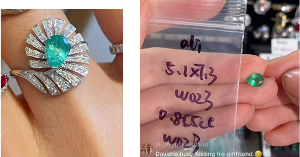 Yuki-Custom 925 sterling silver ring + US 8 for order 25996+size stones set with zircon