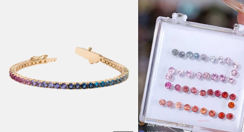 Custom S925 Silver Bracelet, Thick Gold-Plated, Length 14.5cm-Use $47 Credit for 28392