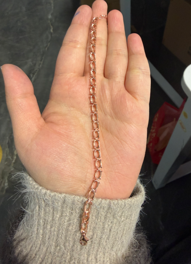 Yuki-5-layer 18k rose gold plating + soldering fee -26294