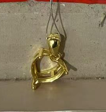 Nini-Heart pendant $11.59 and shortened chain $5