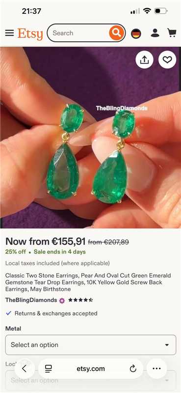 Nini-Custom-made stud earrings of the same style as the picture #28088 g019