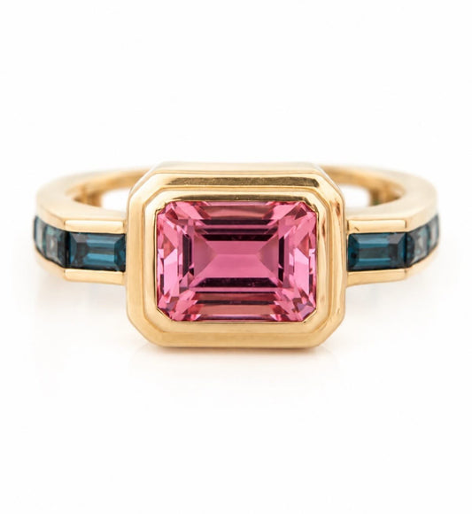 Nini-Custom 18k gold ring, US 7.25, gold