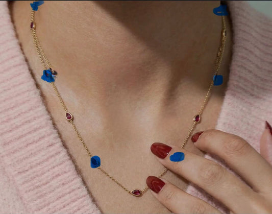 Nini-Custom necklace for #28877,2742, gold, 35cm