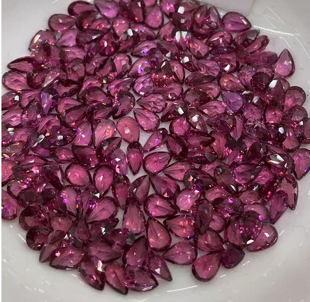 Nini-Pear-shaped garnet, 4*6mm，5