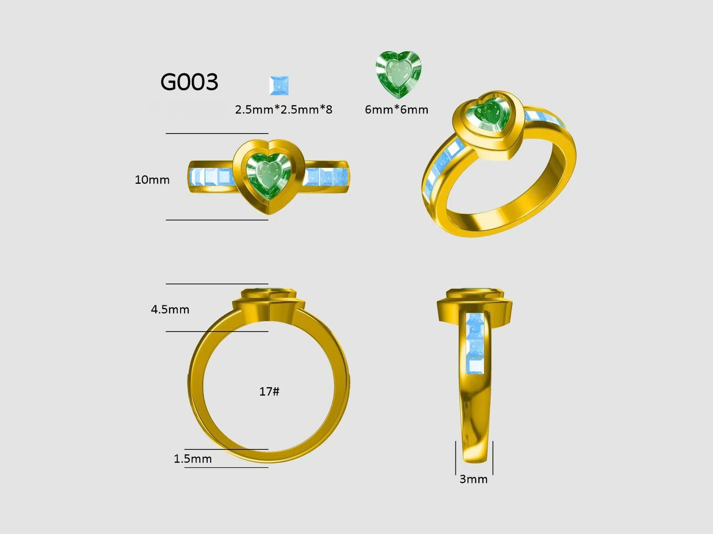 Nini-Custom ring for #28696
