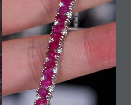 Ruby bracelet